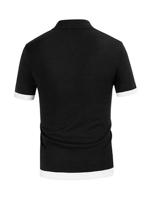 Men's Striped Light Business Casual POLO Shirt