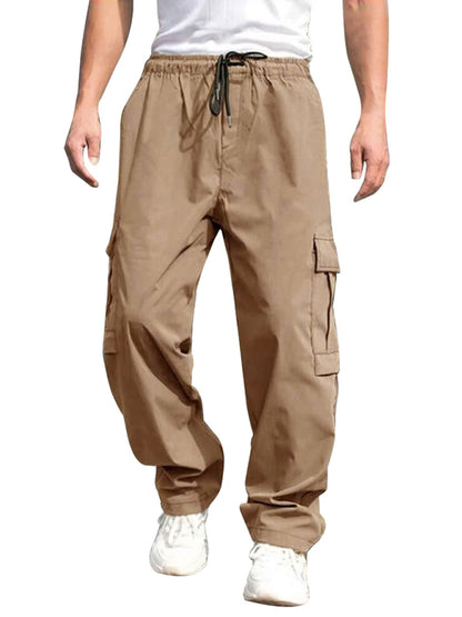 Men's loose straight casual trousers