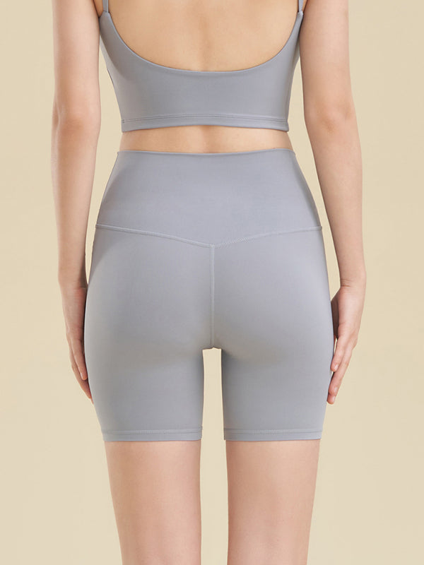Comfortable tight sports shorts women's yoga clothes